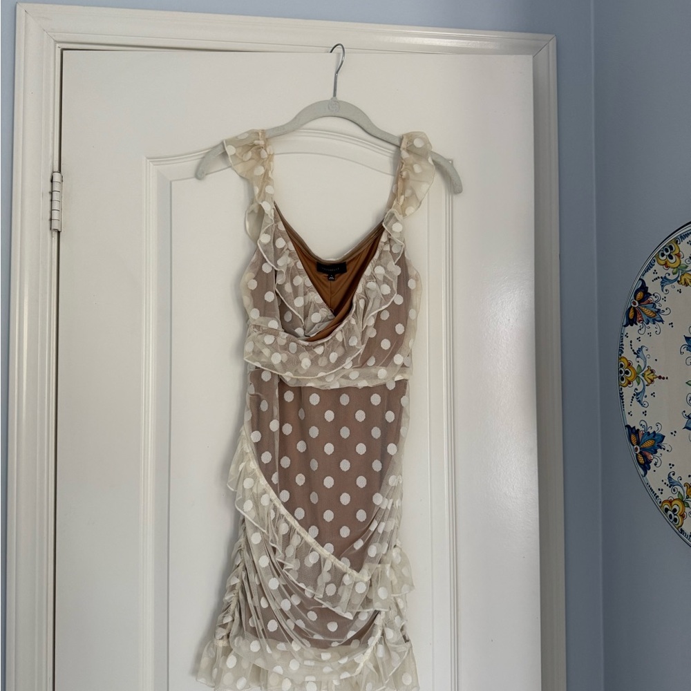 MAJORELLE Polka Dot Mini Dress